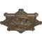 Ekena Millwork Antilles Ceiling Medallion (Fits Canopies up to 6"), Hand-Painted Warm Silver, 38 1/4"OD x 1 1/2"P CM38ANWSS - alternate 2